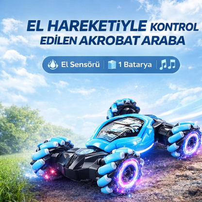 🚗 Şarjlı Akrobat Çift Kumandalı Araba