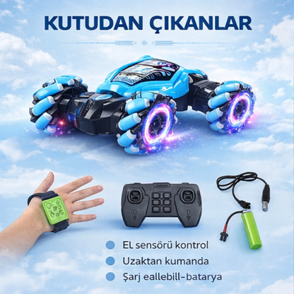 🚗 Şarjlı Akrobat Çift Kumandalı Araba