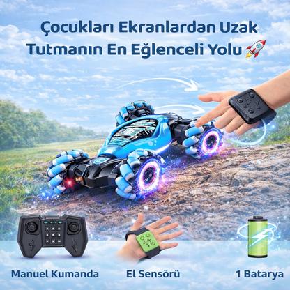 🚗 Şarjlı Akrobat Çift Kumandalı Araba